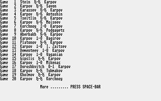 DataChess II atari screenshot